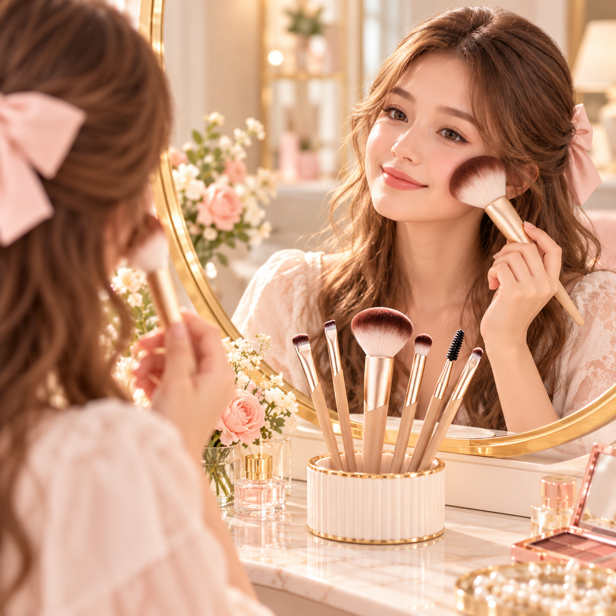 Lunelle 6-Piece Makeup Brush Set