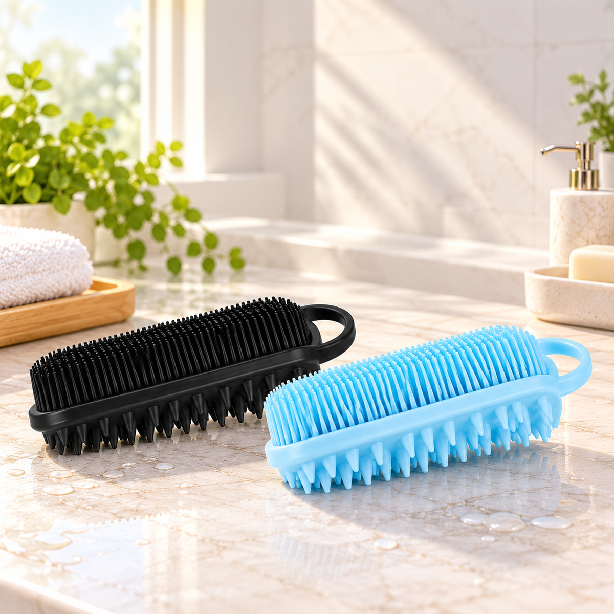Lunelle 2-in-1 Silicone Body Scrubber