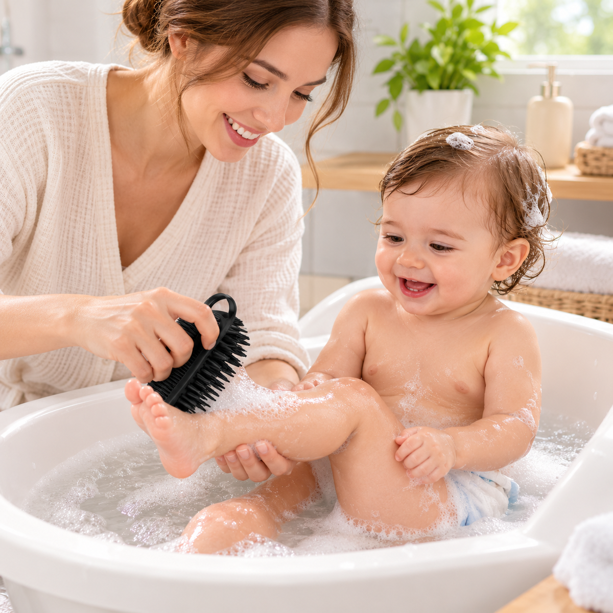 Lunelle 2-in-1 Silicone Body Scrubber